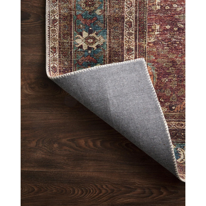 Layla Brick/Blue Rug
