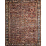 Layla Brick/Blue Rug