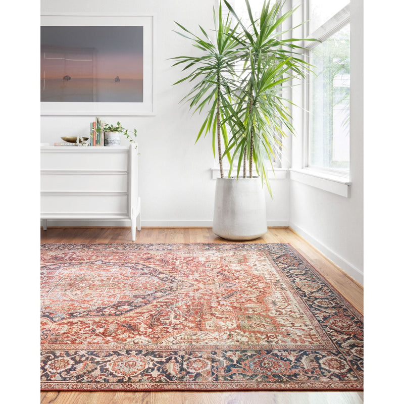 Layla Red/Navy Rug