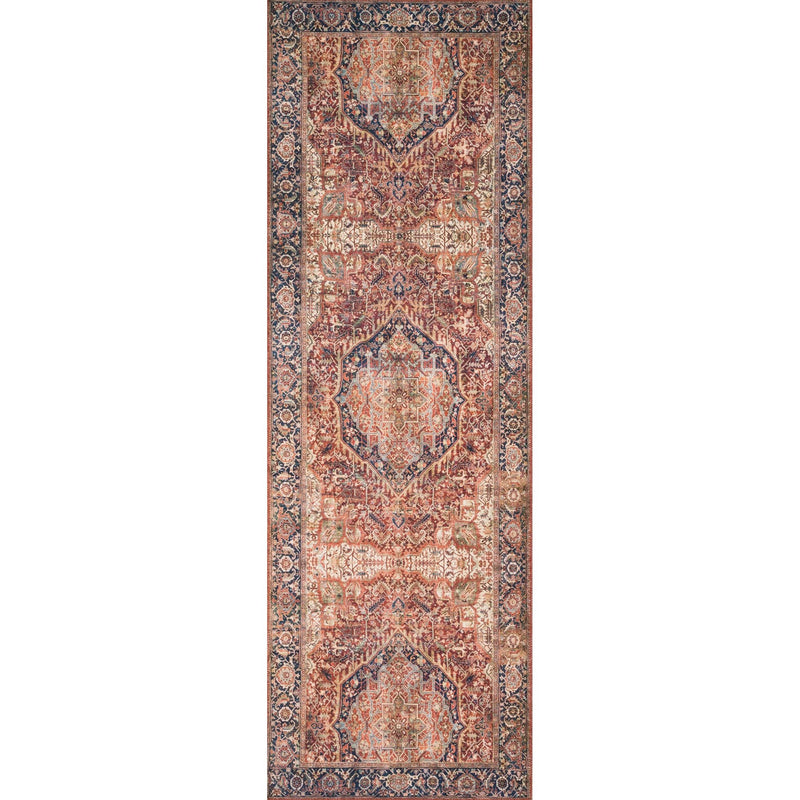 Layla Red/Navy Rug
