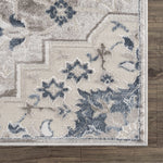 Calum Blue & Gray Area Rug