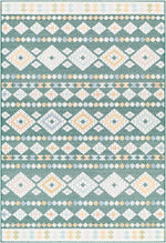 Zarinah Modern Medium Green Area Rug