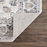 Rudo Blue Washable Area Rug