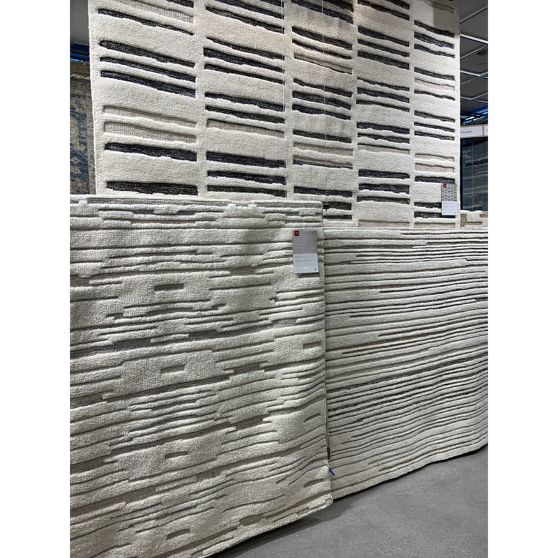 Bennett Ivory / Pebble Hand-Knotted Rug