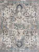 Cabacungan Gray & Blue Washable Area Rug