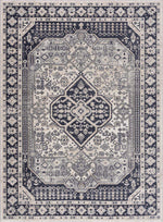 Cabacungan Cream & Gray Washable Area Rug