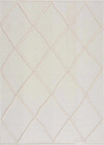 Amani White Washable Area Rug