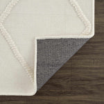 Amani White Washable Area Rug