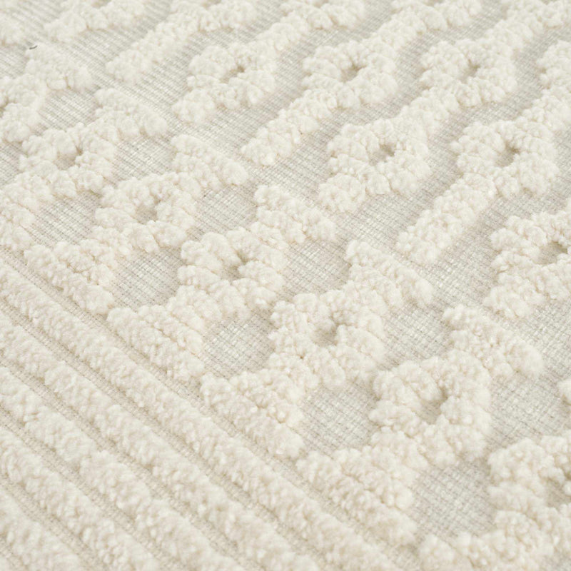 Drago White Washable Area Rug