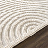 Deron White Washable Area Rug