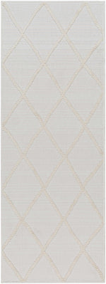 Amani White Washable Area Rug
