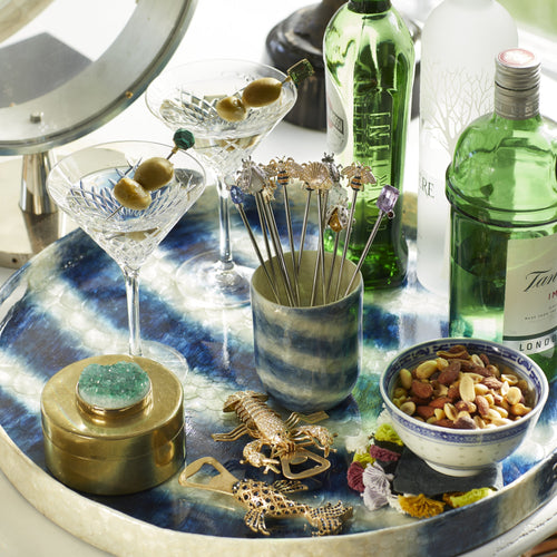 Jeweled swizzle sticks