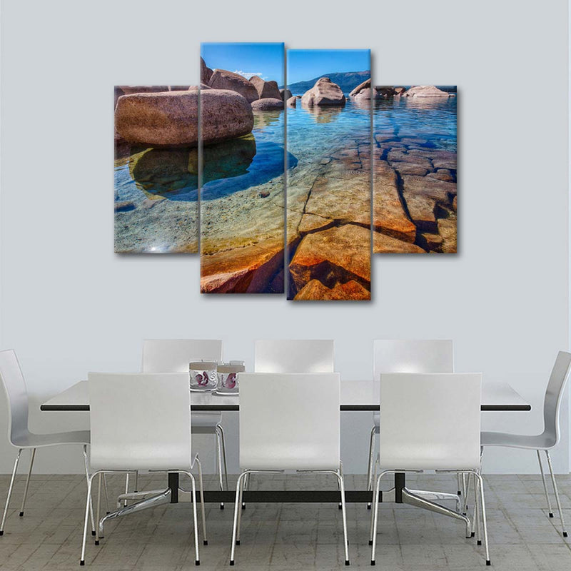 Lake Tahoe Stones Wall Art