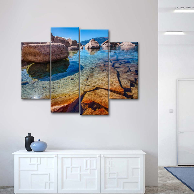 Lake Tahoe Stones Wall Art