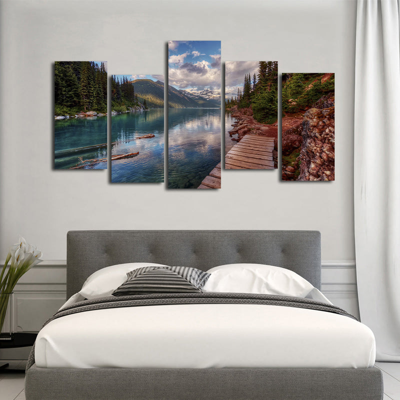 Lake Walkway Wall Art