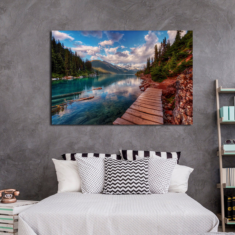 Lake Walkway Wall Art