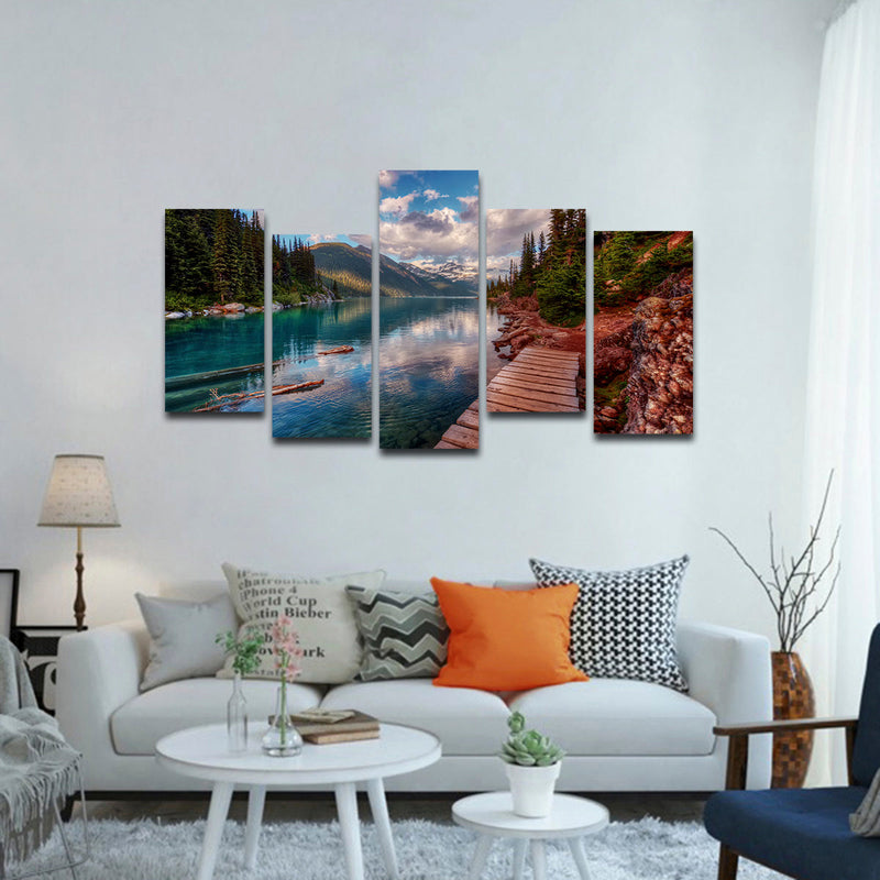 Lake Walkway Wall Art