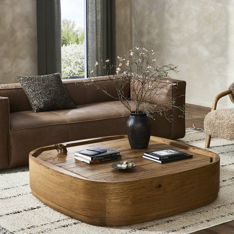 Leandro Natural Reclaimed French Oak Coffee Table | ready to ship!