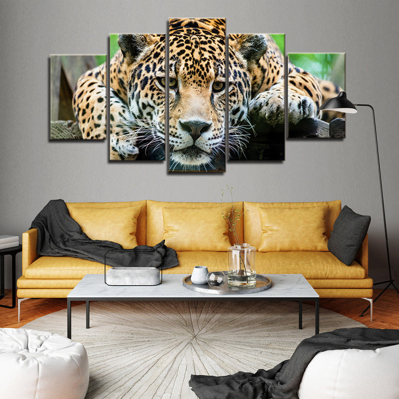 Lazy Leopard Wall Art