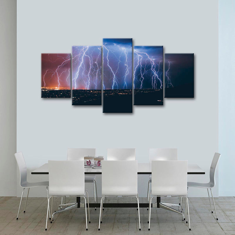 Lightning Strikes Wall Art