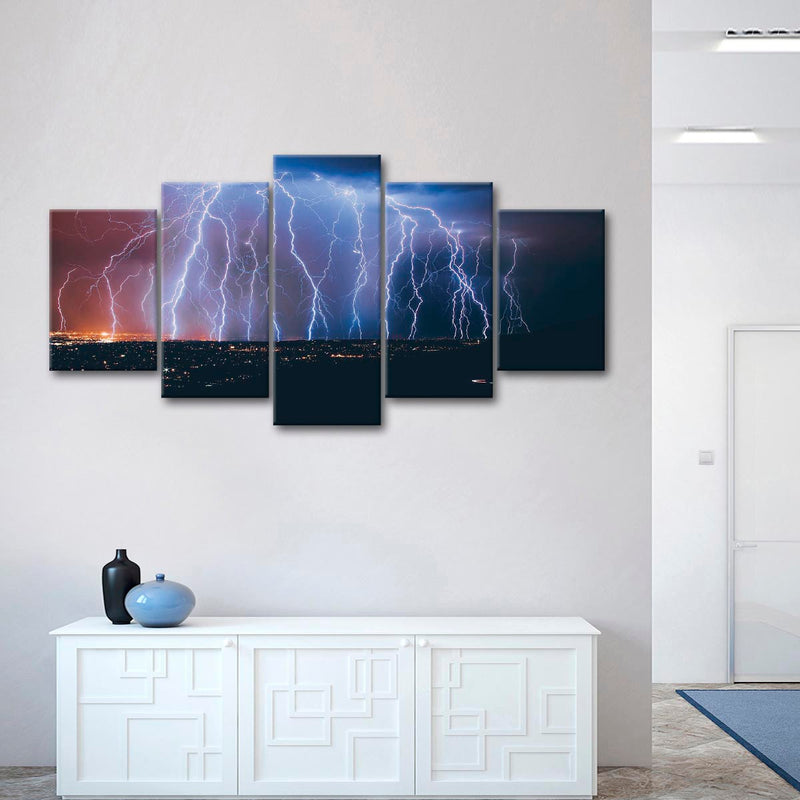 Lightning Strikes Wall Art