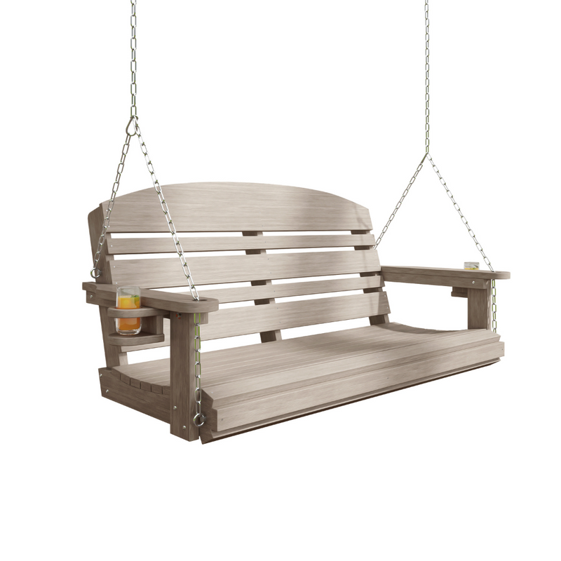 Live Casual Classic Recycled Plastic Porch Swing