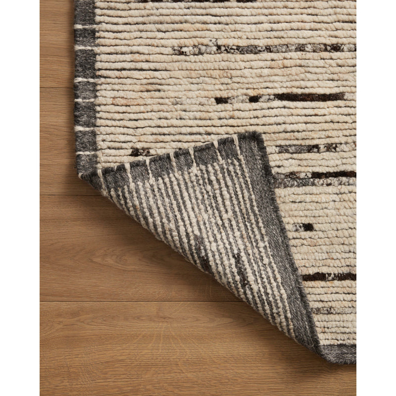 Amber Lewis x Loloi Briyana Natural / Black Hand-Knotted Runner
