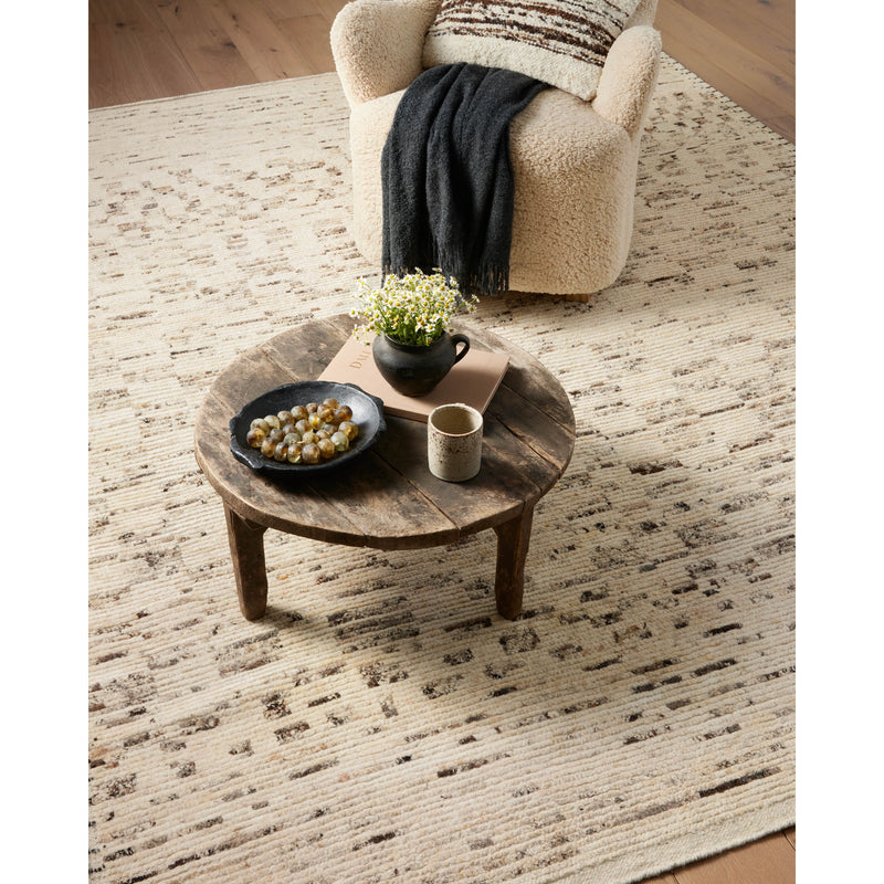Amber Lewis x Loloi Briyana Natural / Granite Hand-Knotted Rug