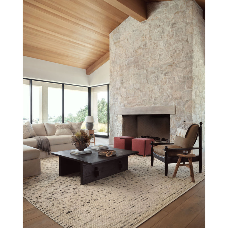 Amber Lewis x Loloi Briyana Natural / Granite Hand-Knotted Rug