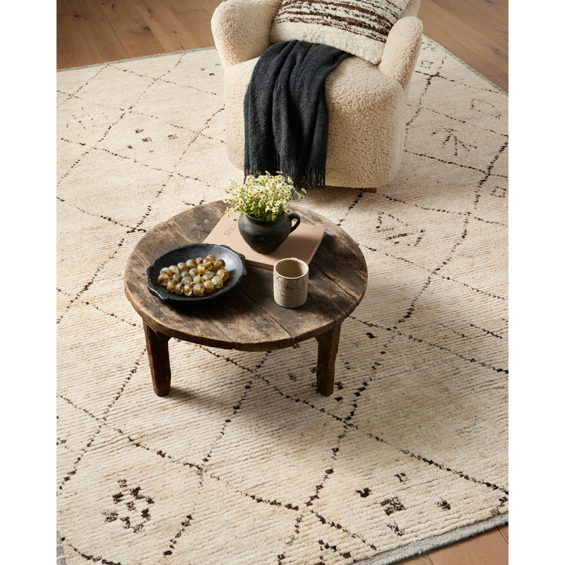 Amber Lewis x Loloi Briyana Natural / Stone Hand-Knotted Rug
