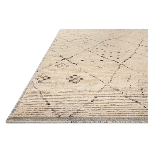 Amber Lewis x Loloi Briyana Natural / Stone Hand-Knotted Rug