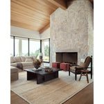 Amber Lewis x Loloi Briyana Sky / Wheat Hand-Knotted Rug