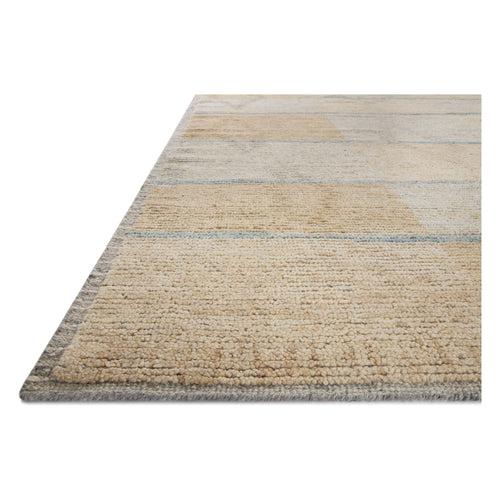 Amber Lewis x Loloi Briyana Sky / Wheat Hand-Knotted Rug