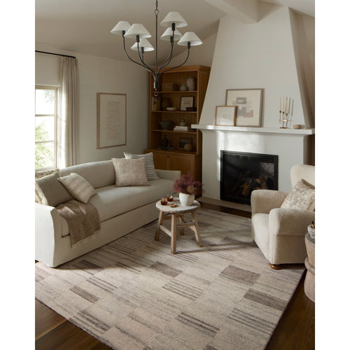 Amber Lewis x Loloi Rocky Ivory / Dove Rug