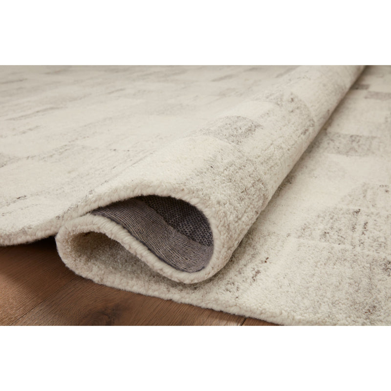 Amber Lewis x Loloi Rocky Ivory / Silver Rug