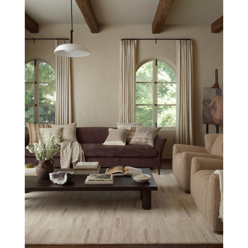 Amber Lewis x Loloi Rocky Natural / Fog Rug