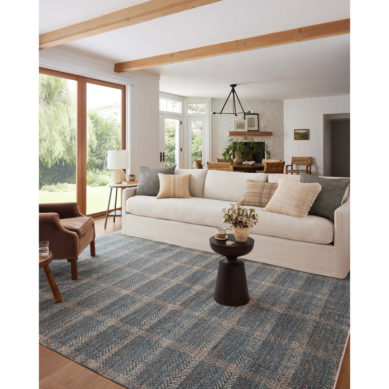 Angela Rose x Loloi Ember Blue / Beige Rug