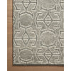 Carrier & Company x Loloi Franklin Dove / Graphite Hand-Knotted Rug