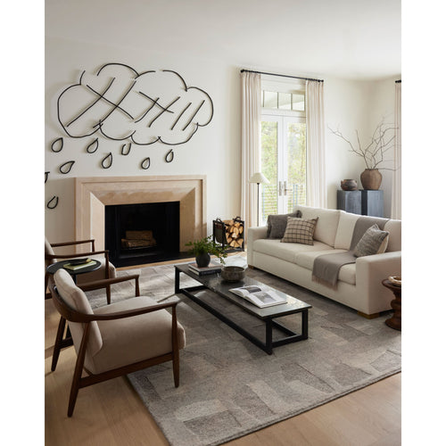 Carrier & Company x Loloi Franklin Stone / Dove Hand-Knotted Rug