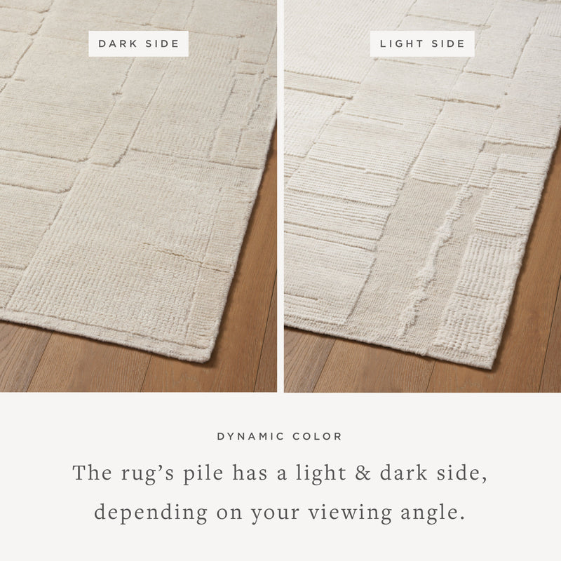 Carrier & Company x Loloi Walker Ivory Hand-Knotted Rug