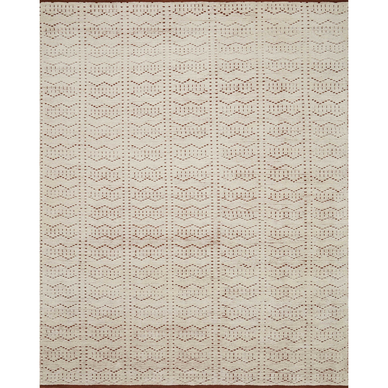 Carrier & Company x Loloi Walker Rust / Ivory Hand-Knotted Rug