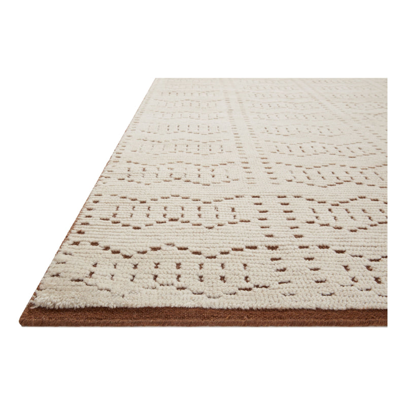 Carrier & Company x Loloi Walker Rust / Ivory Hand-Knotted Rug