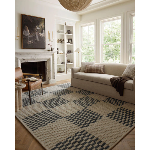 Chris Loves Julia x Loloi Bradley Beige / Midnight Rug
