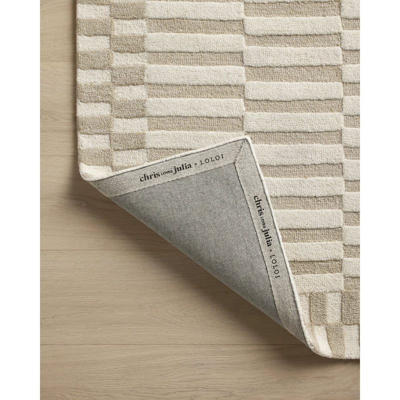 Chris Loves Julia x Loloi Bradley Ivory / Beige Rug