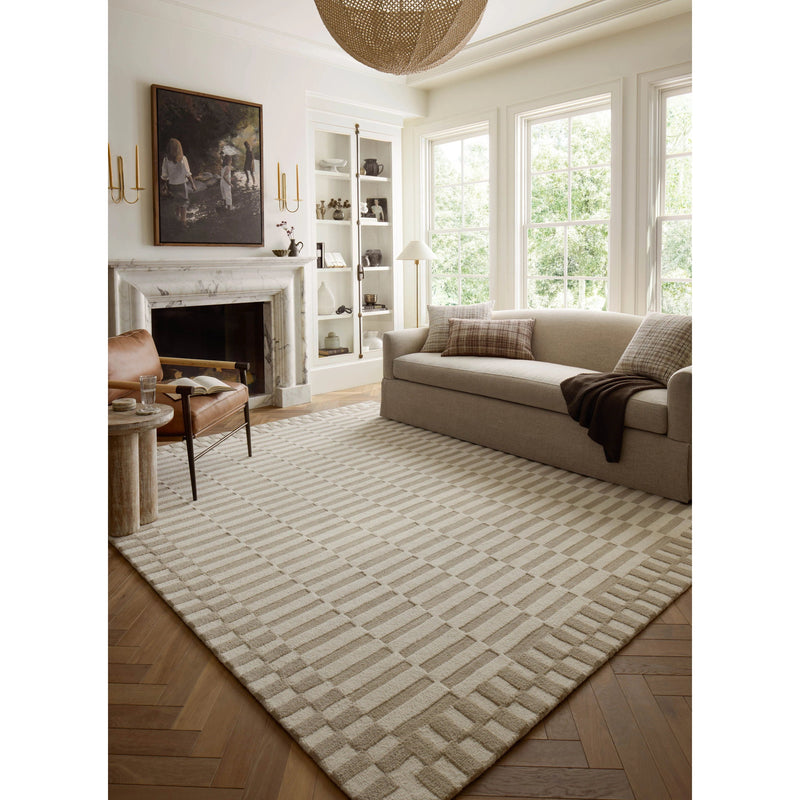 Chris Loves Julia x Loloi Bradley Ivory / Beige Rug