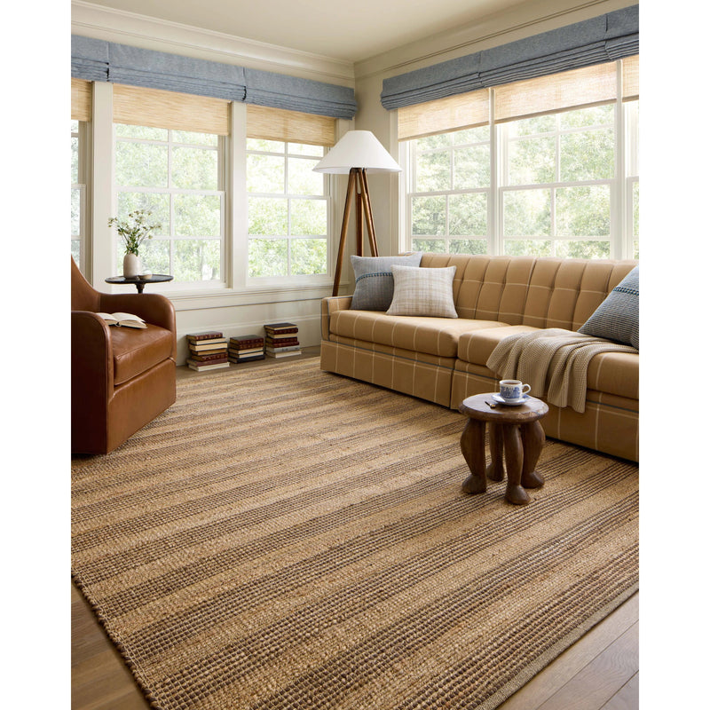 Chris Loves Julia x Loloi Judy Natural / Chocolate Rug