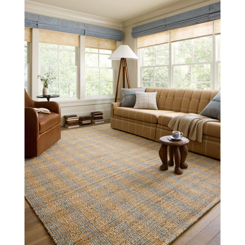 Chris Loves Julia x Loloi Judy Natural / Sky Rug