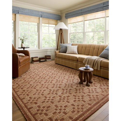 Chris Loves Julia x Loloi Judy Natural / Spice Rug