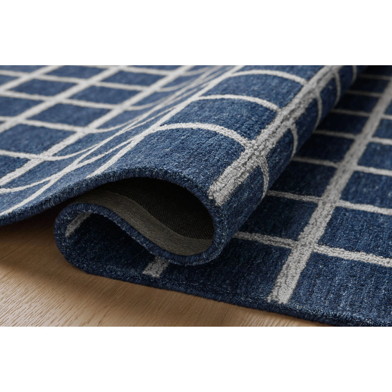 Chris Loves Julia x Loloi Polly Navy / Silver Rug