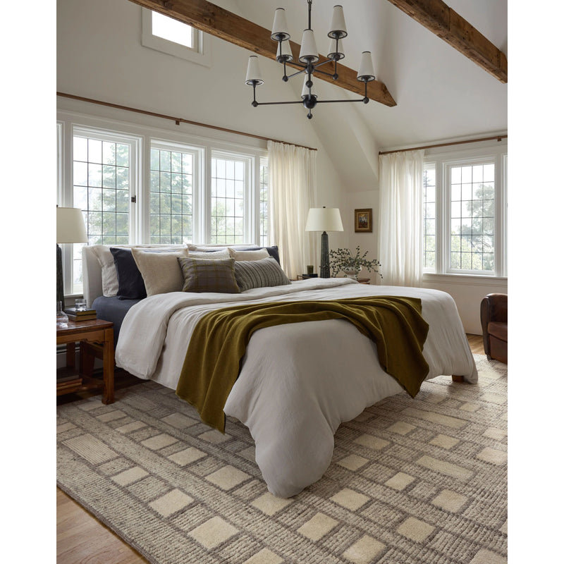David Jean Stoffer x Loloi Grey Hand-Knotted Rug